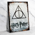 Harry Potter Ahşap Retro Vintage Poster 