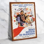 Al Yazmalım Yeşilçam Ahşap Retro Vintage Poster 