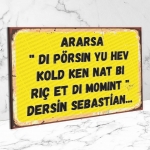 Ararsa Ahşap Retro Poster