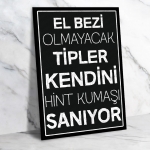  El bezi olmayacak tipler... Ahşap Retro Poster