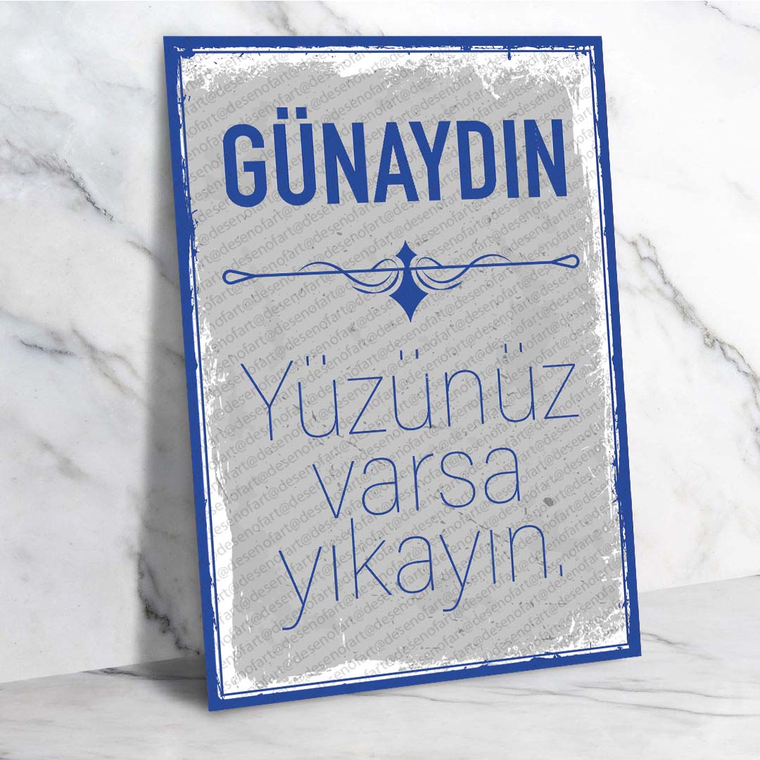 Günaydın :) Yüzünüz varsa yıkayın